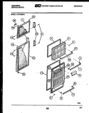 DOOR PARTS Diagram and Parts List for ATC150WKJ1  Uni Refrigerator