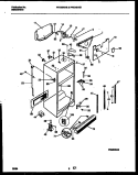 CABINET PARTS Diagram and Parts List for FRT22NHBW0  Frigidaire Refrigerator
