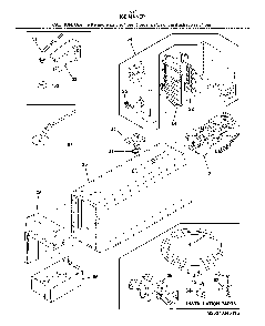 Ice maker Diagram and Parts List for 2537034341G  Kenmore Refrigerator