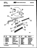 CONTROL PANEL Diagram and Parts List for 57-2729-00-02  Tappan Microwave Oven Combo