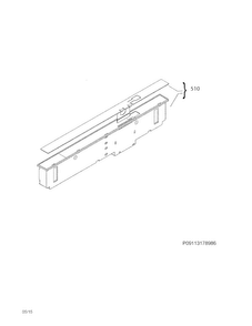 Part Location Diagram of 117494811 Frigidaire CONTROL PANEL, ASEMBLY, BLACK