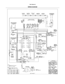 Wiring Diagram Diagram and Parts List for 79078043412  Kenmore Range