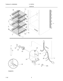 SYSTEM Diagram and Parts List for UL1793CA5  Frigidaire Freezer