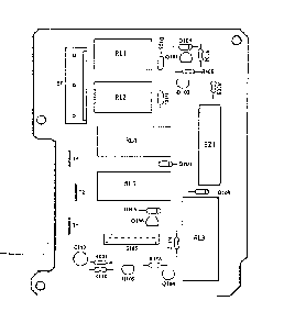 Relay Circuit Board Diagram and Parts List for 5648747680  Kenmore Microwave