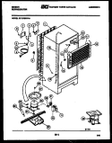 SYSTEM AND AUTOMATIC DEFROST PARTS Diagram and Parts List for RT17F5WV4A  Gibson Refrigerator