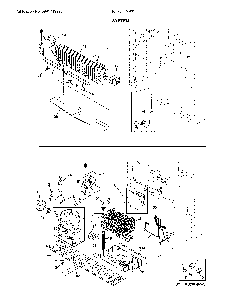 System Diagram and Parts List for FFRU20F4VW0  Frigidaire Refrigerator