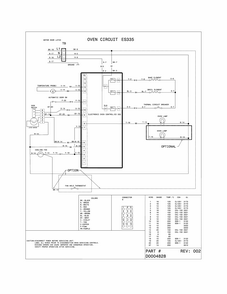 Wiring Diagram Diagram and Parts List for 79042531314  Kenmore Range