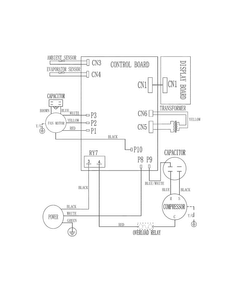 Wiring Diagram Diagram and Parts List for 25370151012  Kenmore Air Conditioner