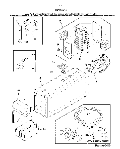 Ice maker Diagram and Parts List for 2537034241H  Kenmore Refrigerator