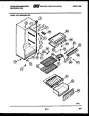CABINET PARTS Diagram and Parts List for ACG150NLW0  Frigidaire Refrigerator
