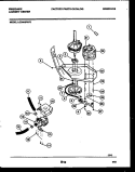 MOTOR AND IDLER ARM CLUTCH Diagram and Parts List for LCE441PL0  Frigidaire Washer