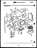 LOWER BODY PARTS Diagram and Parts List for 77-8957-00-05  Tappan Range