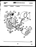 CABINET AND COMPONENT PARTS Diagram and Parts List for DECIFH0  Frigidaire Dryer