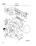 ICE CONTAINER Diagram and Parts List for GLRS264ZAW6  Frigidaire Refrigerator