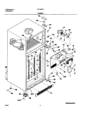 CABINET Diagram and Parts List for FRT18R7CQ0  Frigidaire Refrigerator