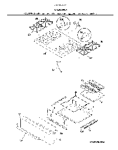 Top/drawer Diagram and Parts List for 79073033316  Kenmore Range