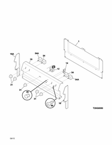 Part Location Diagram of 808529801 Frigidaire Manual, Use And Care