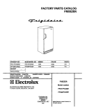 COVER Diagram and Parts List for FFU20FC4AW2  Frigidaire Freezer