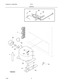 SYSTEM Diagram and Parts List for CF157  Frigidaire Freezer