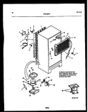 SYSTEM AND AUTOMATIC DEFROST PARTS Diagram and Parts List for TPK180PN3W  Kelvinator Refrigerator
