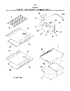 Shelves Diagram and Parts List for 25360504616  Kenmore Refrigerator