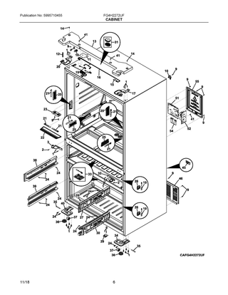 Part Location Diagram of 5304523030 Frigidaire SHIELD