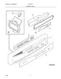 Part Location Diagram of 154645204 Frigidaire PANEL