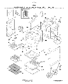 Body Diagram and Parts List for 79094179315  Kenmore Range