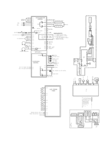 Wiring Schematic Diagram and Parts List for FGHB2735NF0  Frigidaire Refrigerator