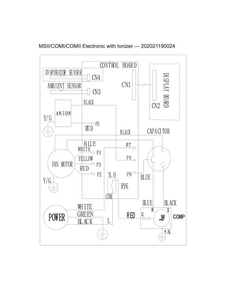 Wiring Diagram Diagram and Parts List for FFRE1033S10  Frigidaire Air Conditioner