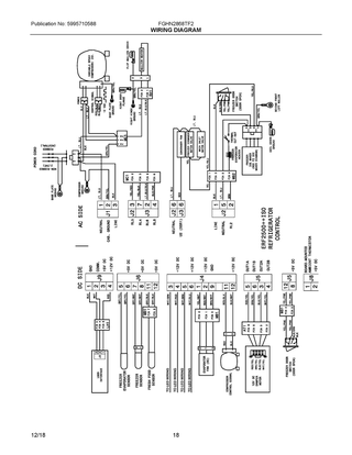 Wiring Diagram Diagram and Parts List for FGHN2868TF2  Frigidaire Refrigerator