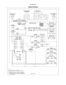Wiring Diagram Diagram and Parts List for 79078043412  Kenmore Range