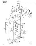 CABINET Diagram and Parts List for GRT16CNHD1  Gibson Refrigerator