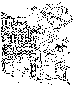 Switches And Microwave Parts Diagram and Parts List for 5648744781  Kenmore Microwave