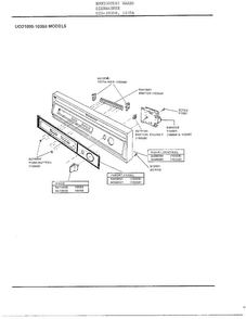 Dishwasher Diagram and Parts List for 1005  Frigidaire Dishwasher