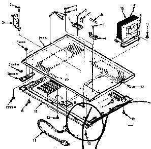 Microwave Parts Diagram and Parts List for 5648748611  Kenmore Microwave