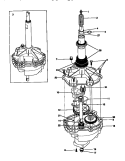 TRANSMISSION Diagram and Parts List for GWX223RBW2  Gibson Washer
