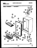 CABINET PARTS Diagram and Parts List for FV21M8WXFB  Gibson Freezer