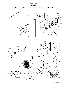 System Diagram and Parts List for 2536041261E  Kenmore Refrigerator