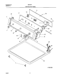 Part Location Diagram of 134077100 Frigidaire PANEL