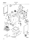 BODY Diagram and Parts List for FEF363BXAWB  Frigidaire Range
