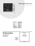 COVER Diagram and Parts List for PLEC30S9ECC  Frigidaire Cooktop