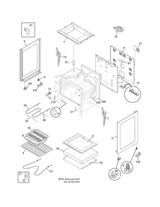 Body Diagram and Parts List for CMEF3008PWA  Uni Range