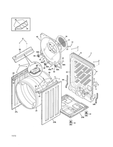 Part Location Diagram of A00499004 Frigidaire CONTROL BOARD