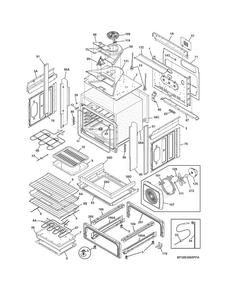Part Location Diagram of 5304517788 Frigidaire HARNESS-MAIN E ES53