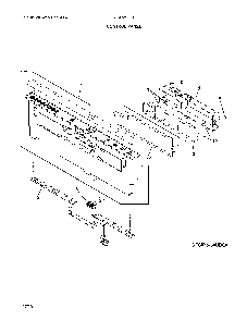 Control panel Diagram and Parts List for FGIP2468UD1A  Frigidaire Dishwasher