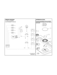 Wiring Diagram Diagram and Parts List for RC36DG60PS0  Uni Cooktop