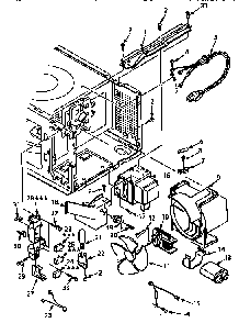 Switches And Microwave Parts Diagram and Parts List for 5648921690  Kenmore Microwave