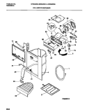 ICE & WATER DISPENSER Diagram and Parts List for WRS22WICD0  Frigidaire Refrigerator