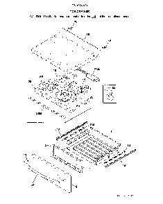 Top/drawer Diagram and Parts List for 79094193317  Kenmore Range
